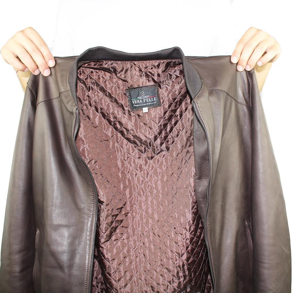 Jacket in Real Leather (Simple in Brown or Black)