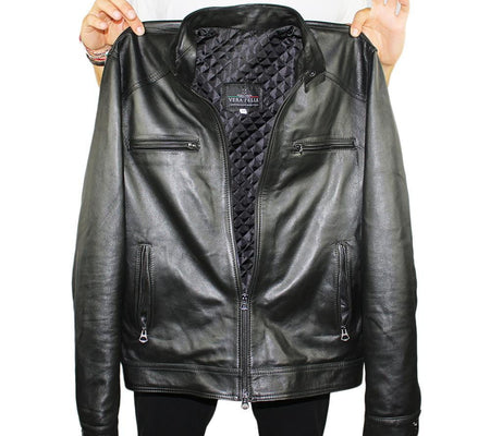 Jacket in Real Leather (Biker in Black or Brown).