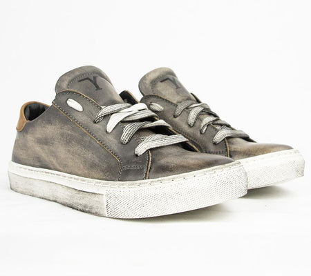 RAF 80176 SNEAKERS IN CHESTNUT & COGNAC.