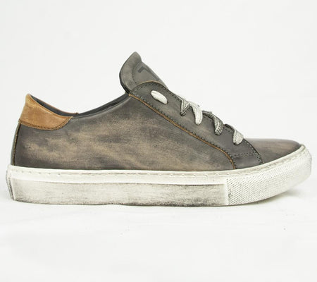 RAF 80176 SNEAKERS IN CHESTNUT & COGNAC.