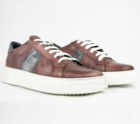 RAF 80174 SNEAKERS IN HABANERO & DARK BLU.